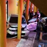 Car crash at shopping plaza raises eyebrows Car crash at shopping plaza raises eyebrows