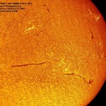 Longest ever solar filament caught on UCCI camera Longest ever solar filament caught on UCCI camera