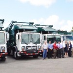 Garbage collection hit by truck trouble Garbage collection hit by truck trouble
