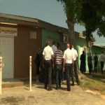 Police out in force as murder suspects visit crime scene Police out in force as murder suspects visit crime scene