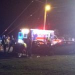 Cop at scene of crash victim of vandals Cop at scene of crash victim of vandals