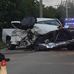 Rogue driver crashes after running roadblock Rogue driver crashes after running roadblock