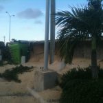 Marl truck overturns at Grand Harbour roundabout Marl truck overturns at Grand Harbour roundabout
