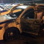 Arsonists set new cop cars on fire Arsonists set new cop cars on fire