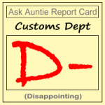 Customs gets ‘D’ for ‘disappointing’ Customs gets ‘D’ for ‘disappointing’