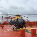 Police chopper rescues injured tanker crew member Police chopper rescues injured tanker crew member