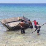 Cubans come ashore after six days at sea Cubans come ashore after six days at sea