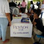 Cruise petition nears referendum target Cruise petition nears referendum target