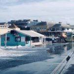 George Town flooded by rough seas George Town flooded by rough seas