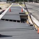 Million dollar boardwalk crushed by truck again Million dollar boardwalk crushed by truck again